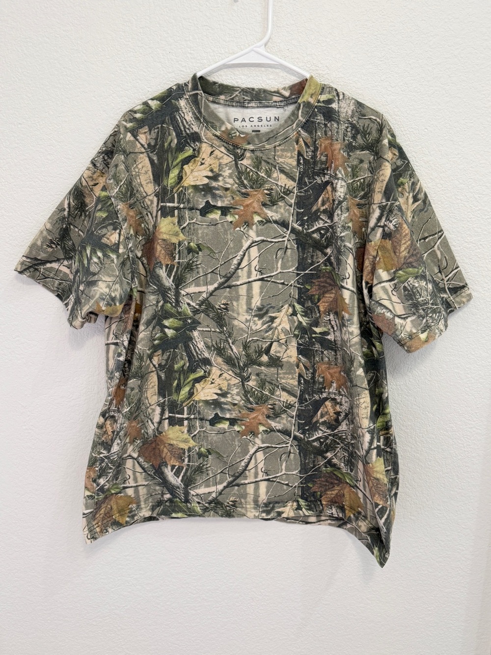 PACSUN Men’s Camouflage Short Sleeve T-Shirt
